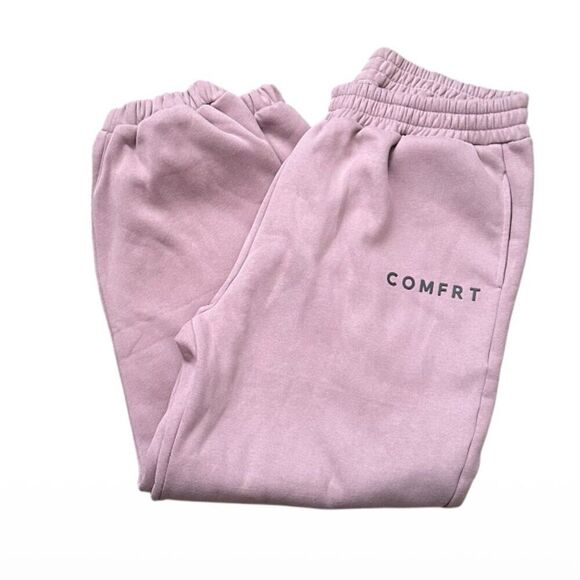 NWOT Limited Comfrt Coordinate In Orchid Mauve Oversized Weighted Sweatpants - Picture 1 of 8